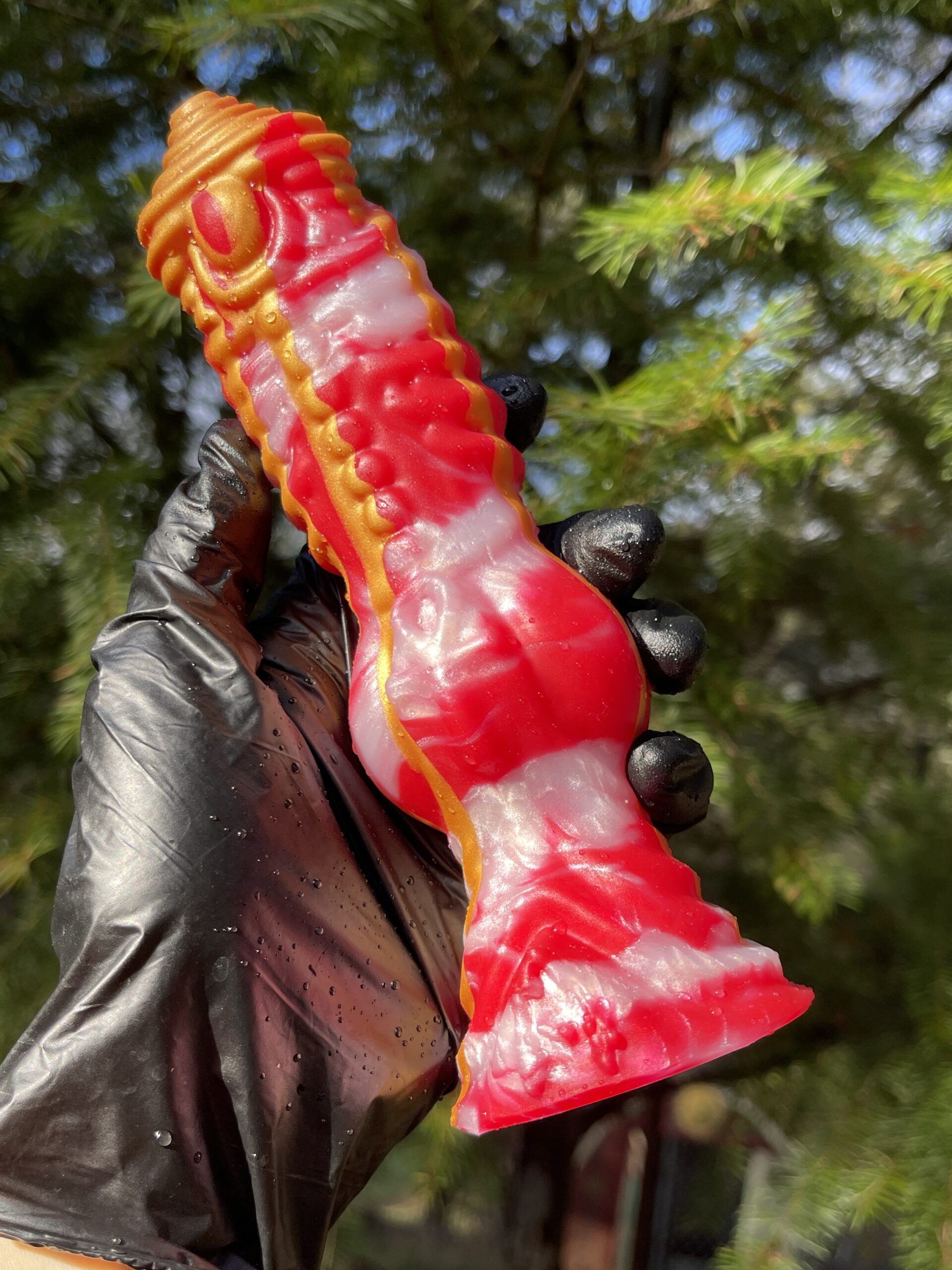 Anubis 8 inch 00-50 shore medium firmness color CHRISTMAS CANDY - Image 5