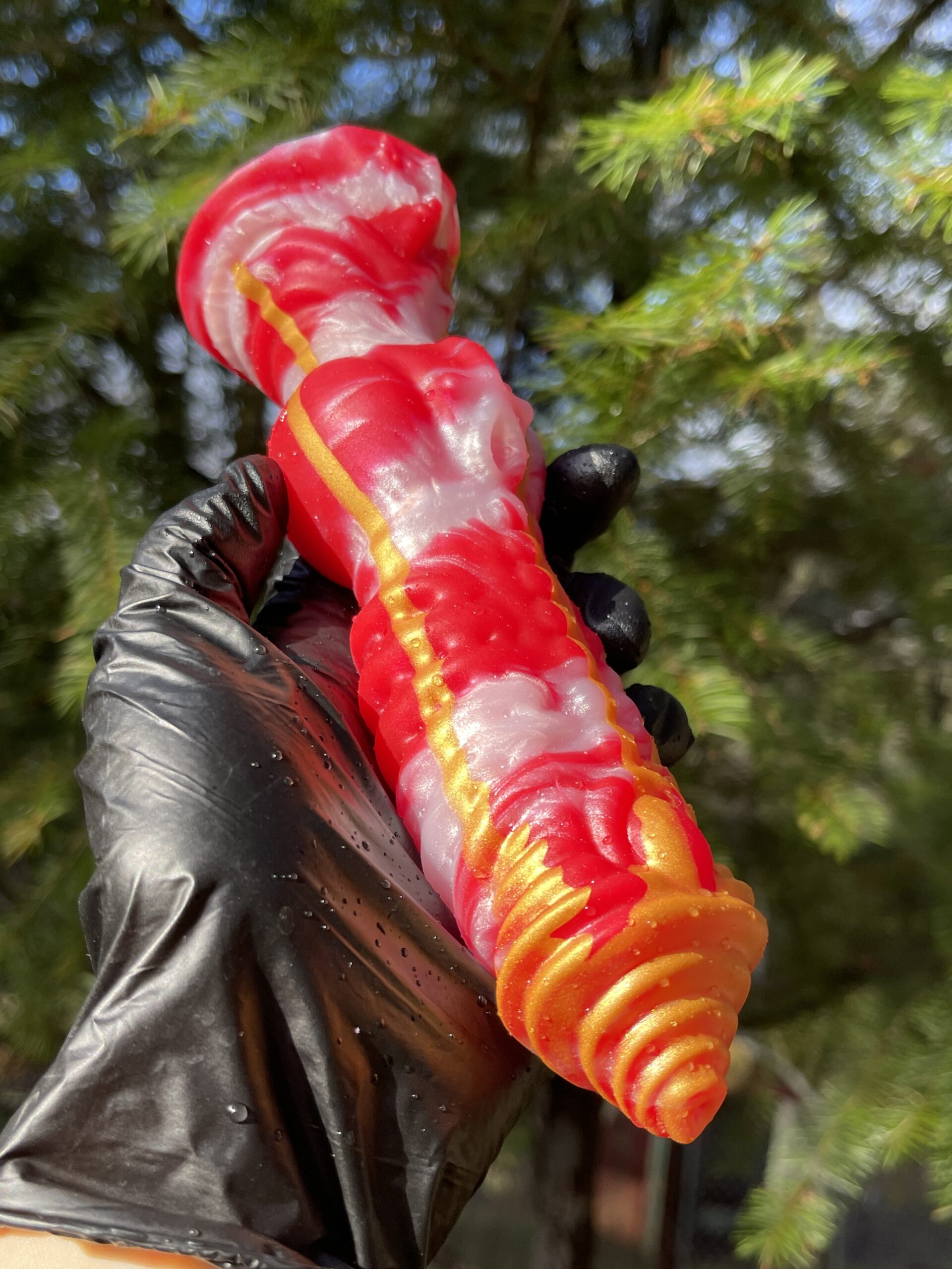 Anubis 8 inch 00-50 shore medium firmness color CHRISTMAS CANDY - Image 6