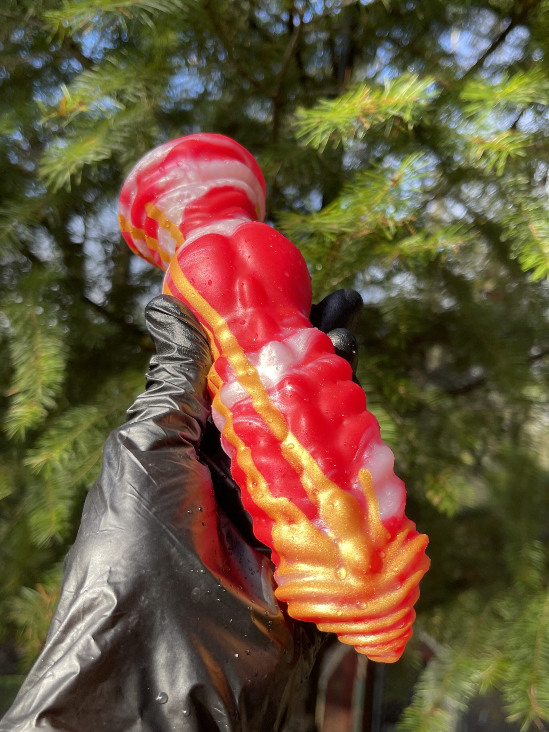 Anubis 8 inch 00-50 shore medium firmness color CHRISTMAS CANDY - Image 8