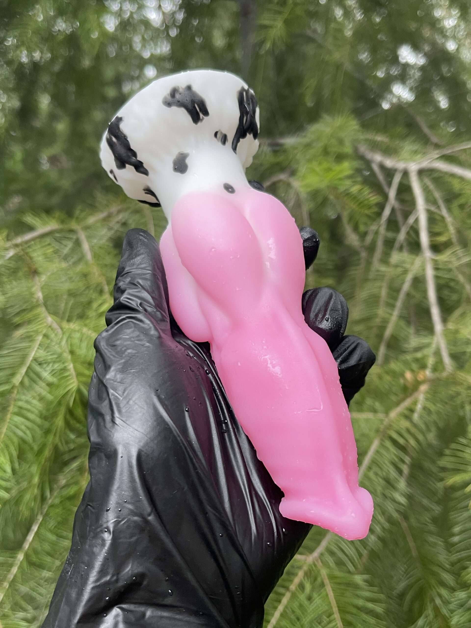 Werewolf Jacob 7 inch 00-50 shore medium firmness color PINK COW - Image 6