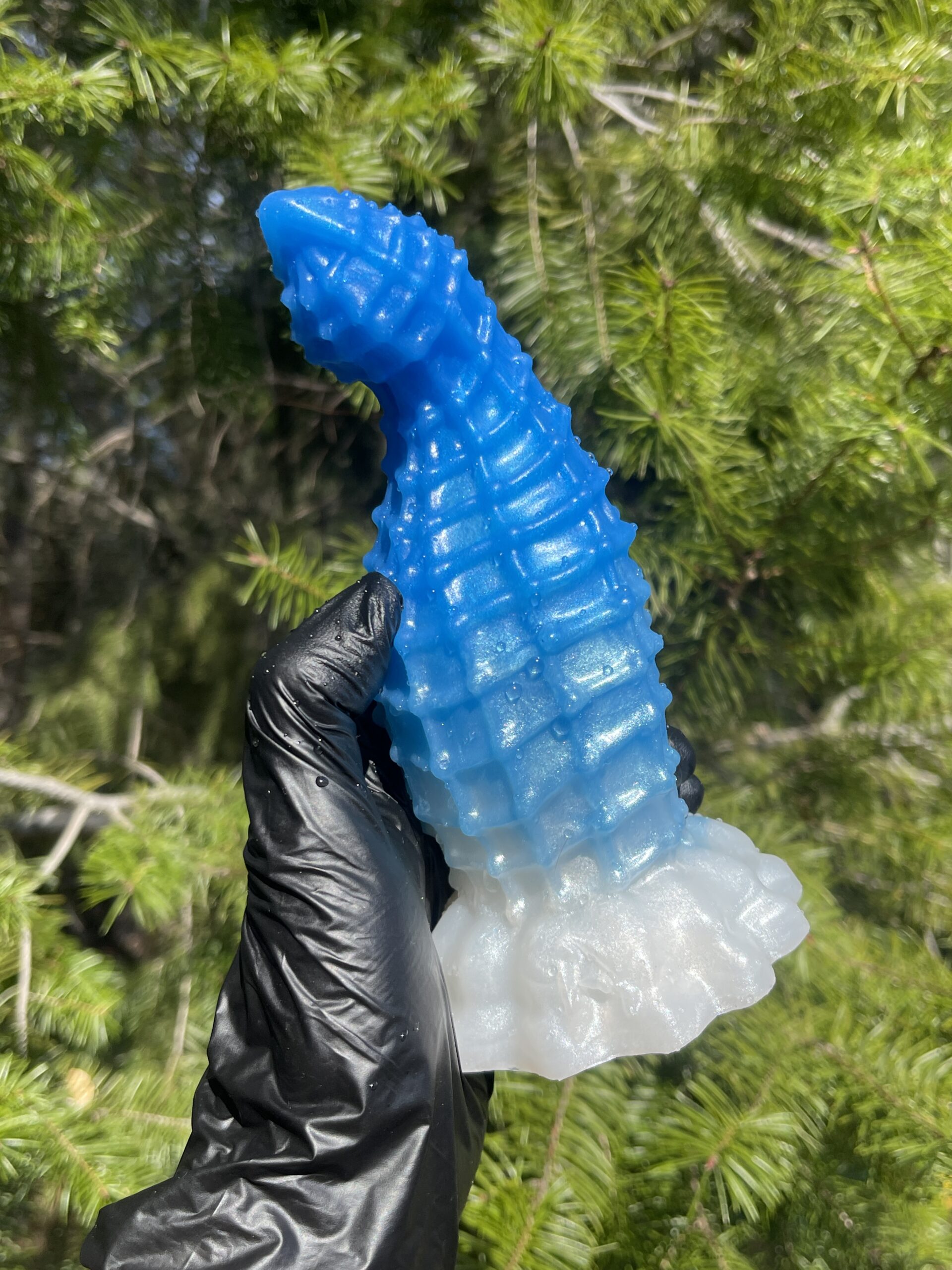 Lake Monster Croagon 7 inch 00-30 shore soft firmness color SNOWY FLOP - Image 2