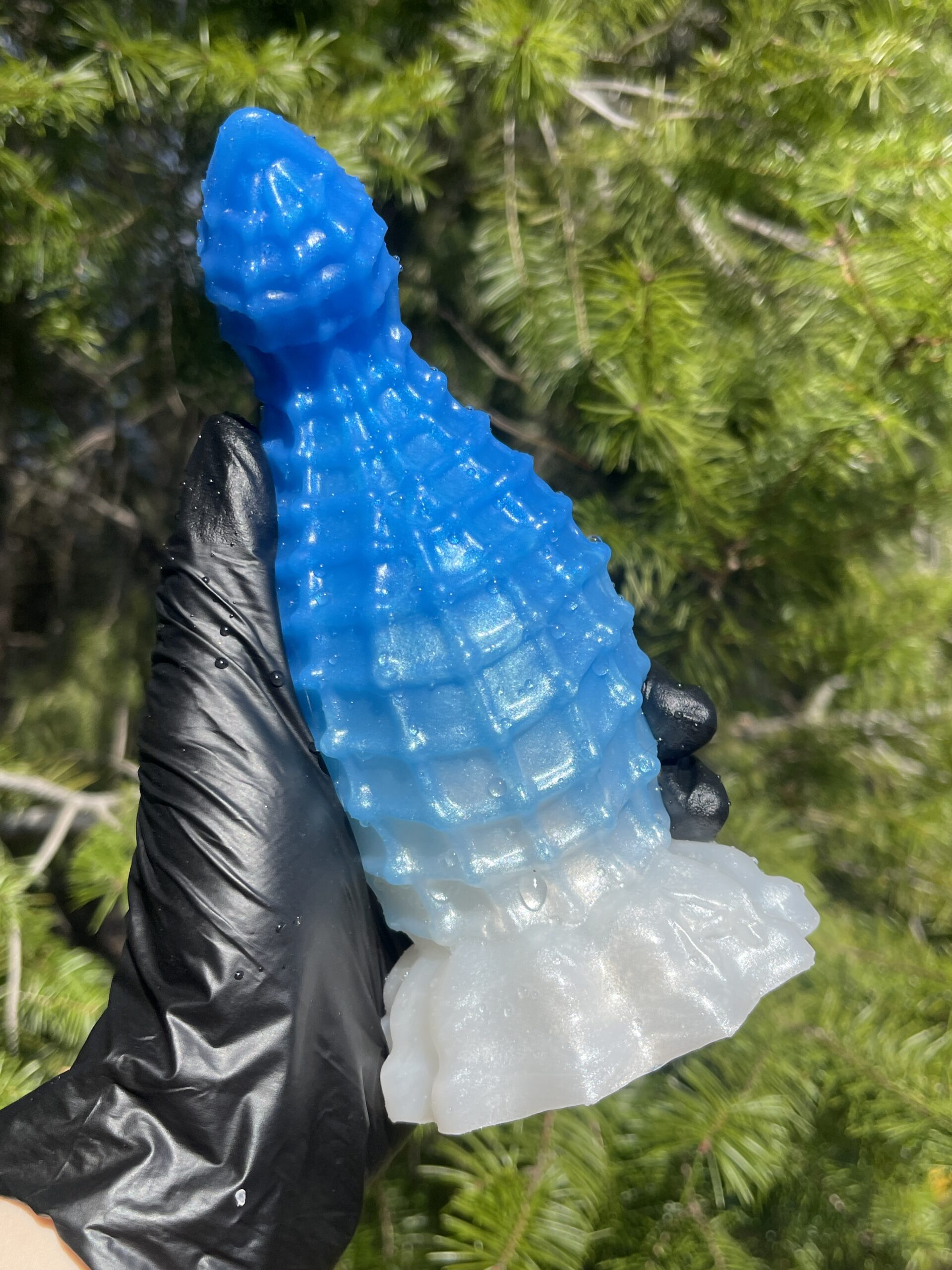 Lake Monster Croagon 7 inch 00-30 shore soft firmness color SNOWY FLOP