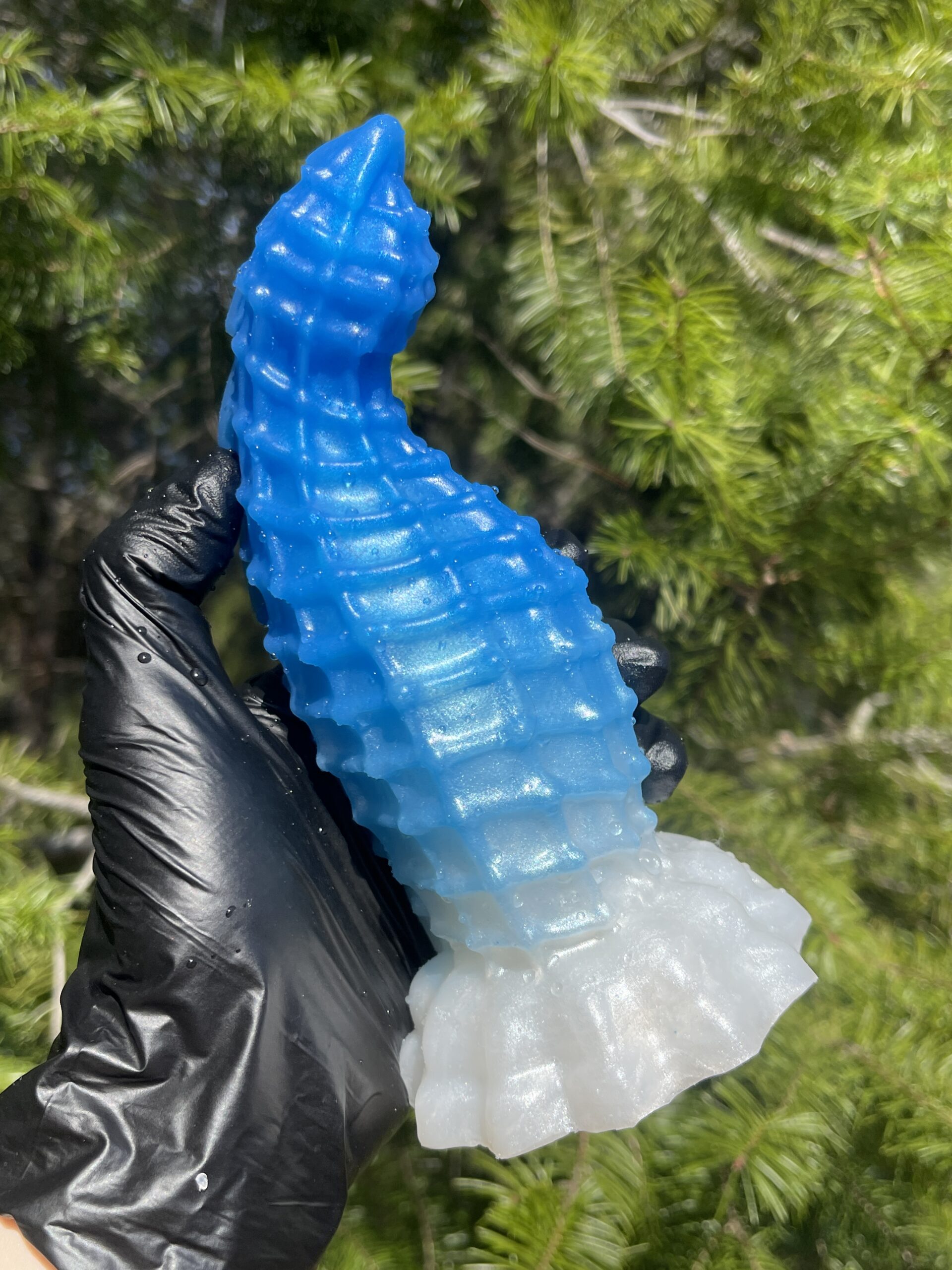 Lake Monster Croagon 7 inch 00-30 shore soft firmness color SNOWY FLOP - Image 4