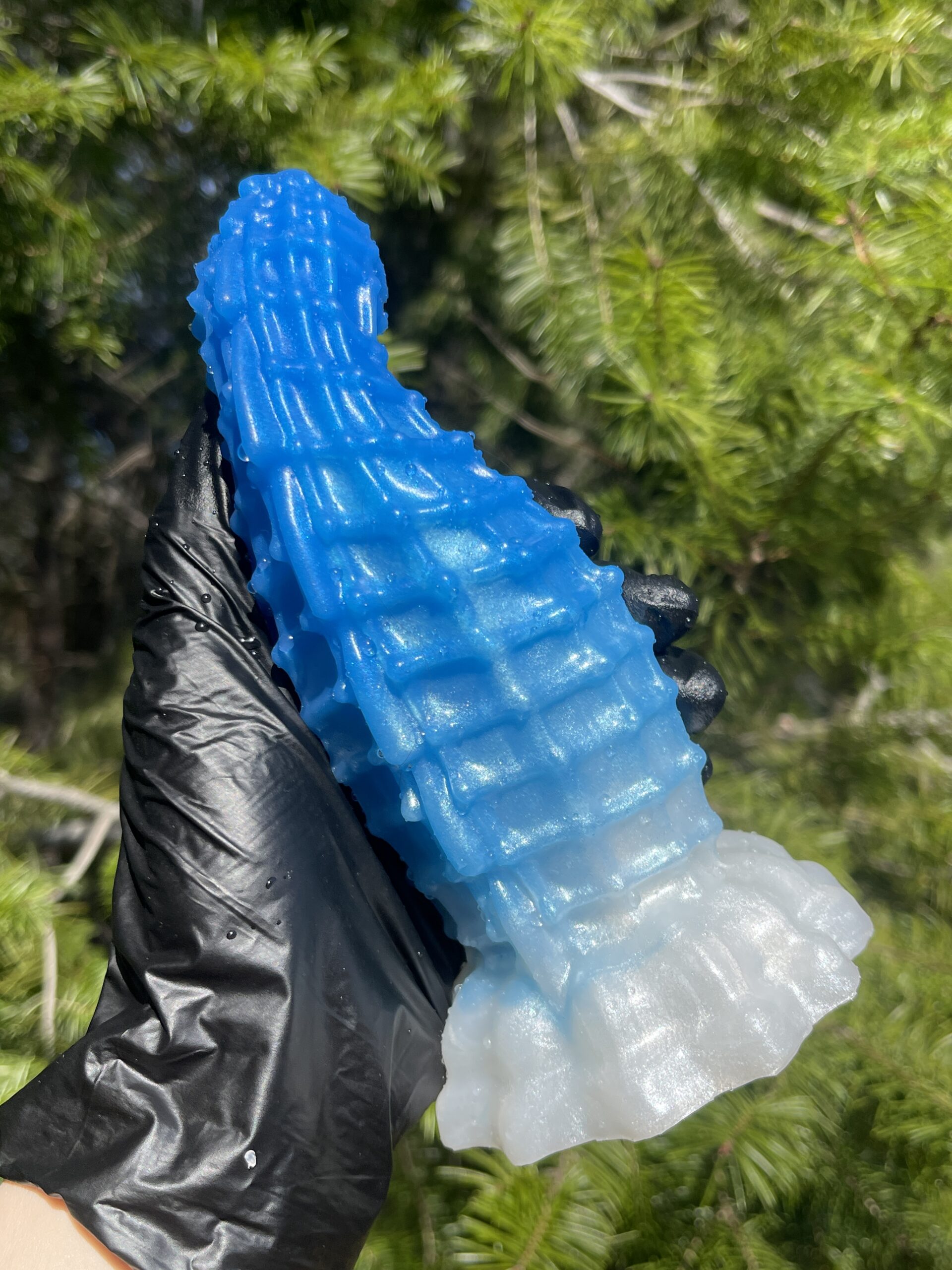 Lake Monster Croagon 7 inch 00-30 shore soft firmness color SNOWY FLOP - Image 5