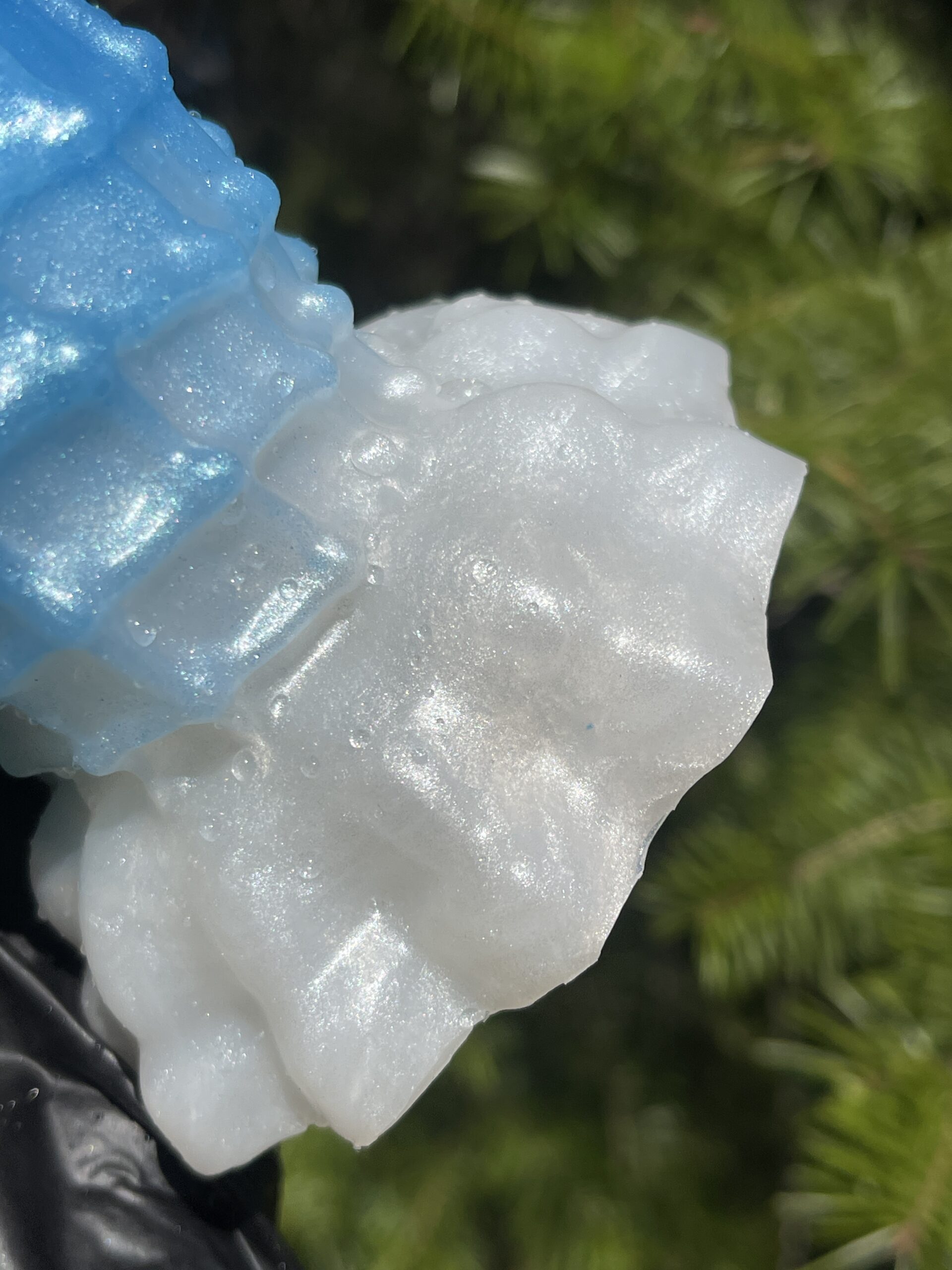 Lake Monster Croagon 7 inch 00-30 shore soft firmness color SNOWY FLOP - Image 7