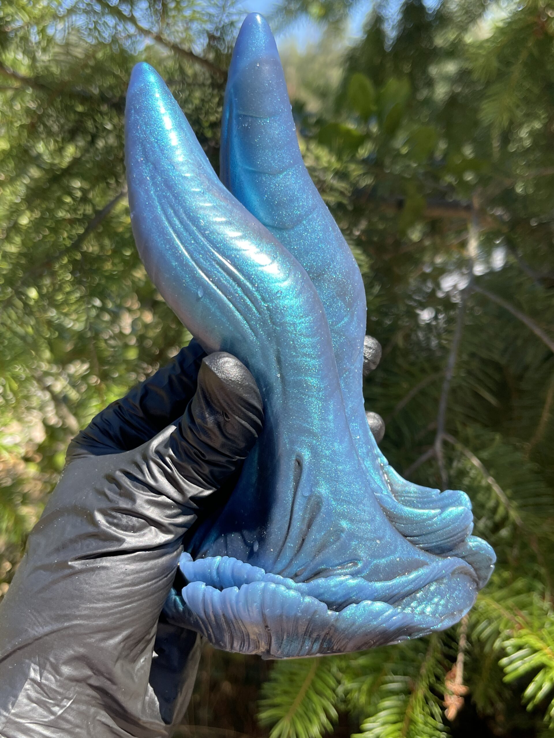 Betta-Mer 7 inch 00-50 shore medium firmness color AQUAMARINE FLOP - Image 3