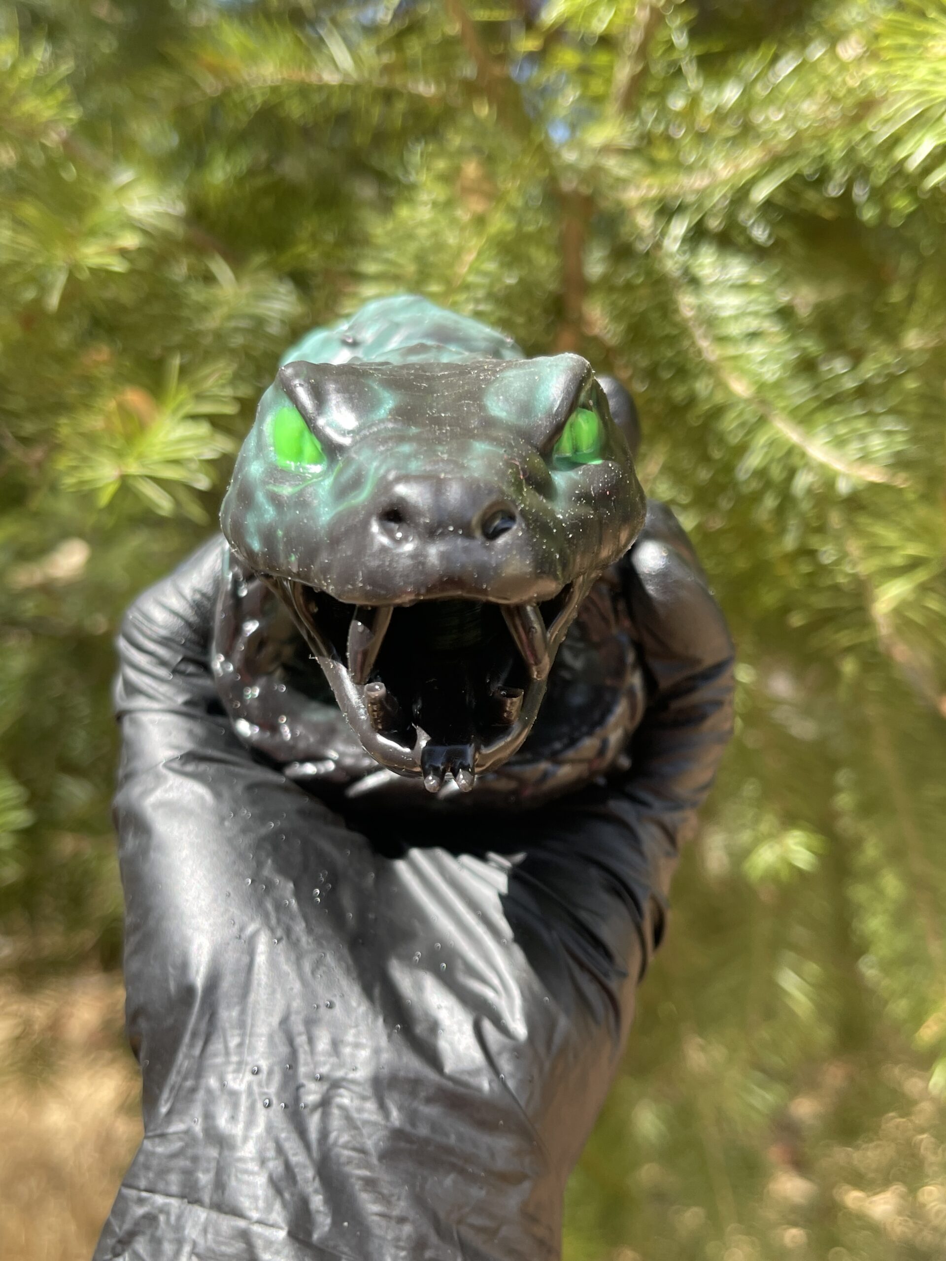 Monster Sheath – Ouroboros 00-20 shore extra soft firmness color BURNING EYES – handmade fantasy silicone toy by FlirtyDawg