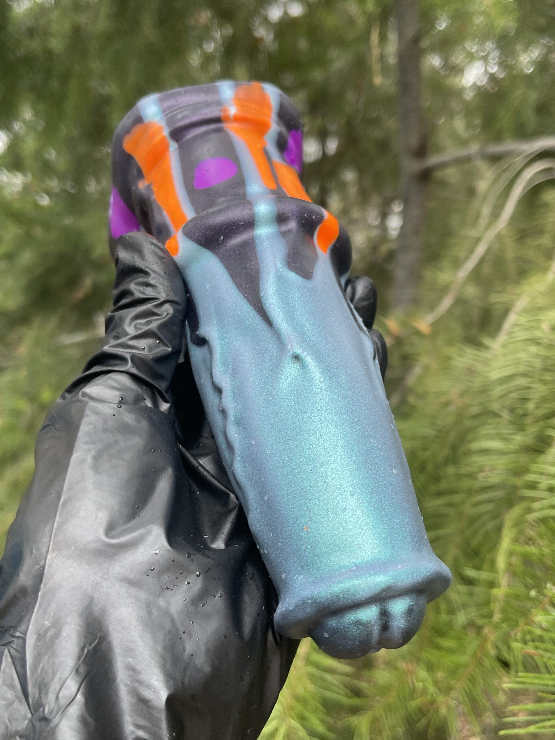 Pony Stanley Horse Dildo 7.5" – Spotted Steeds, Medium (00-50), Glow - Image 9