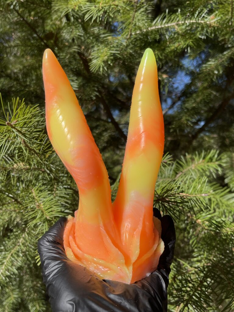 Betta-Mer 7 inch mermaid fantasy dildo, Candy-Corn with glow, Halloween Drop – FlirtyDawg