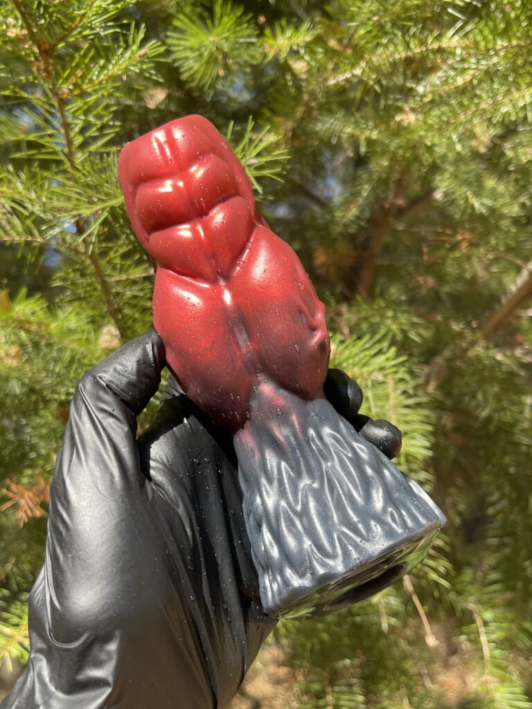 Werewolf Jacob penis sheath, small, extra soft, Vampire red color