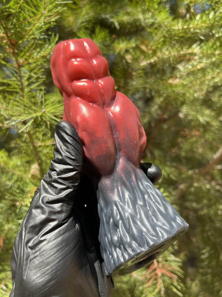 Werewolf Jacob penis sheath, mini, extra soft, Vampire red color