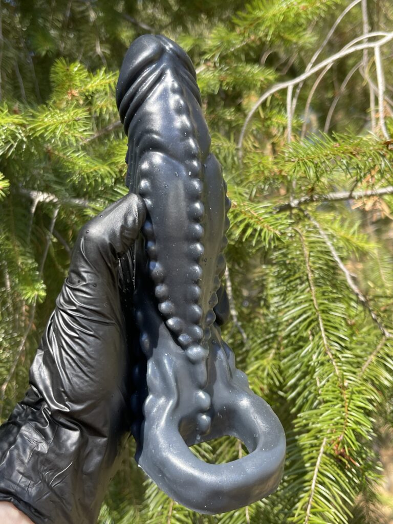 Sheath Demon Devil demon penis sheath, 7.5 inch, extra soft, black